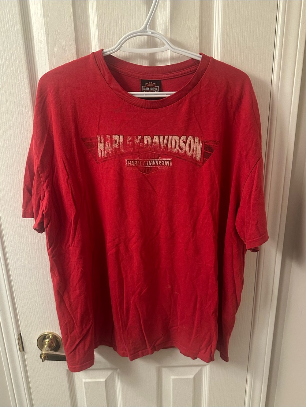 Harley-Davidson Red Short Sleeve Logo Tee